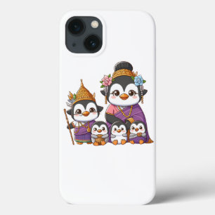 Cozy Thai Penguin Family Phone Cover