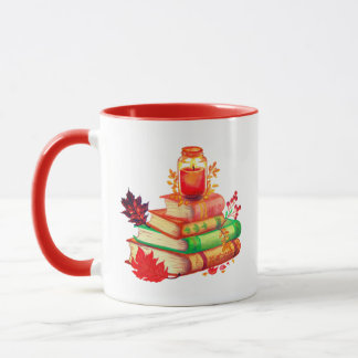 Cozy Up Autumn Books Mug