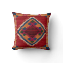 Cozy Up with Red Kilim Decorative Pillows