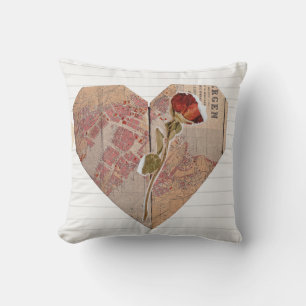 Cozy Valentine's Day Gift Throw Pillow