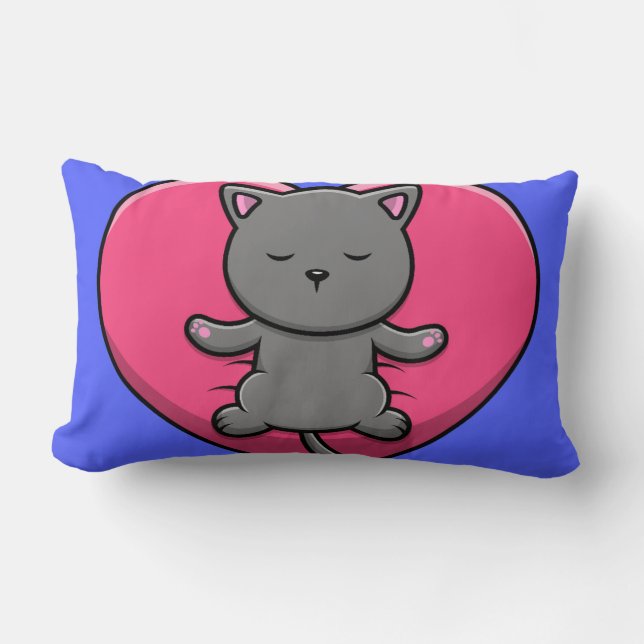 Cozy Valentine's Throw Pillow - Romantic Home Deco (Front)