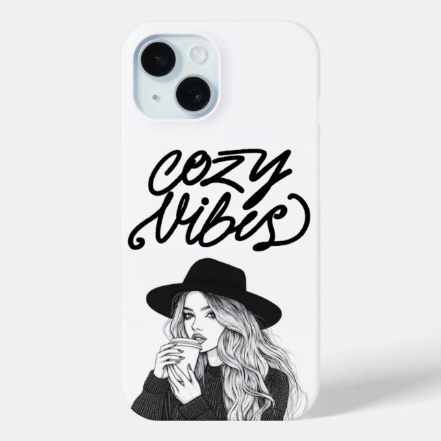 Cozy Vibes iPhone Case (Back)