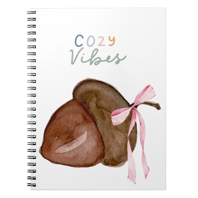 Cozy vibes notebook (Front)