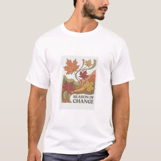 Cozy vibes of fall with this Season of Change T-Shirt