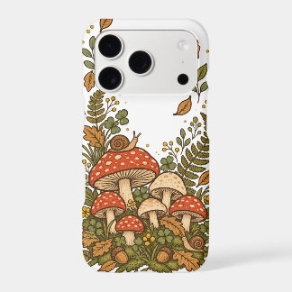 Cozy Vintage Botanical Woodland Mushroom Forest