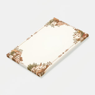 Cozy Vintage Kitchen & Baking Illustration Post-it Notes