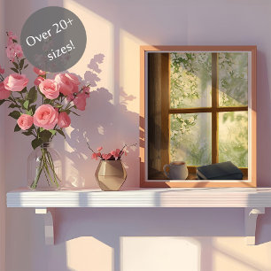 Cozy Vintage Window Poster