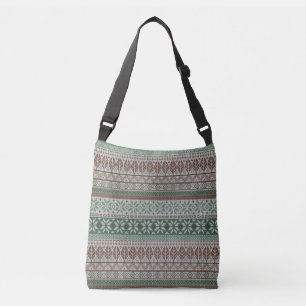Cozy warm knitting crossbody bag