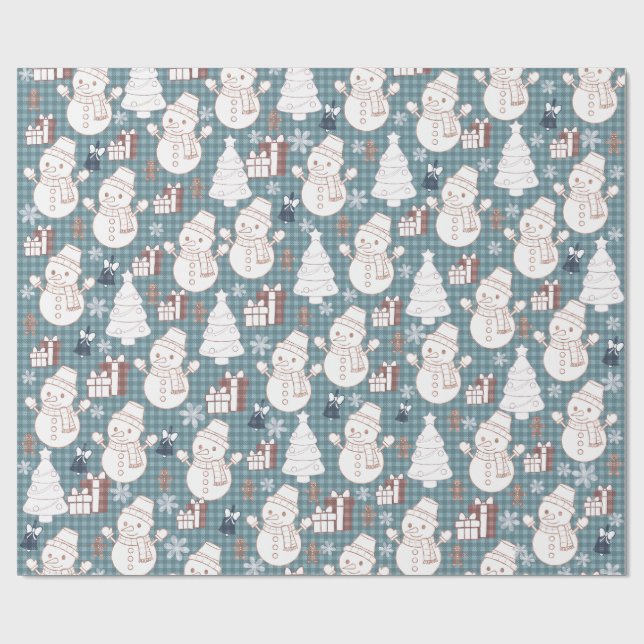 Cozy Whimsical Holiday  Wrapping Paper (Flat)