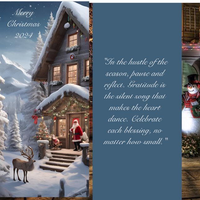 Cozy Winter Blessings Bookmark Menu (Creator Uploaded)