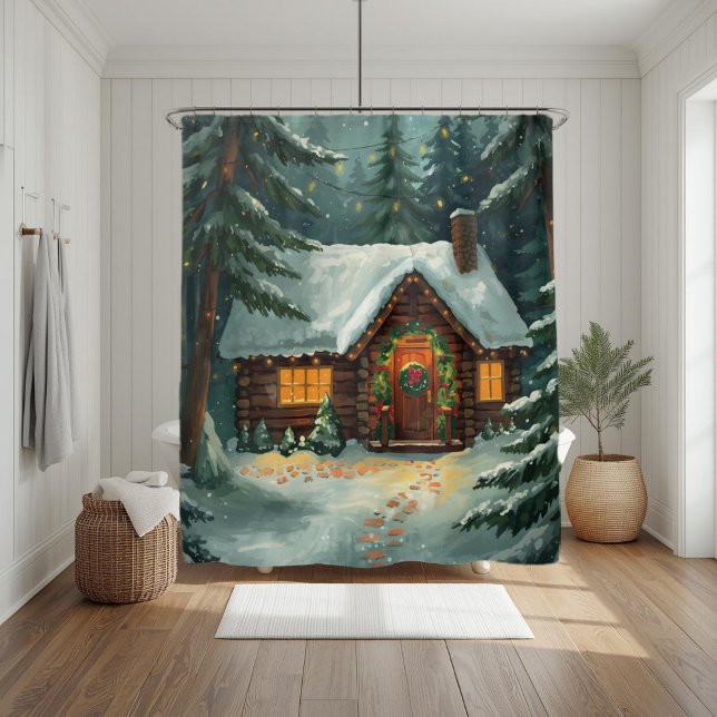 Cozy Winter Cabin in Forest Christmas  (Creator Uploaded)