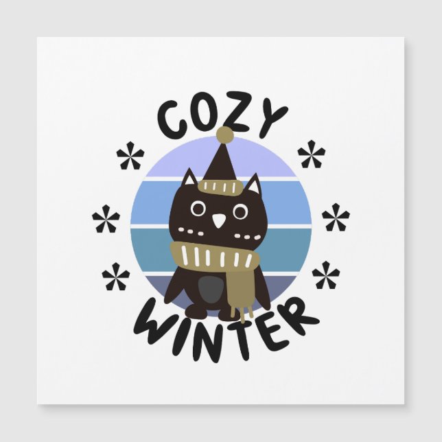 Cozy Winter, Cute Owl (Front)