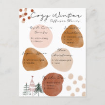 Cozy Winter Diffuser Blend Postcard