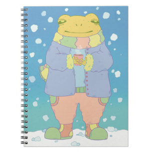 Cozy Winter Frog Notebook
