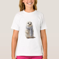 Cozy Winter Harp Seal Pup Kids