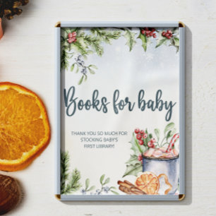 Cozy Winter Hot Cocoa Snowly books for baby Poster