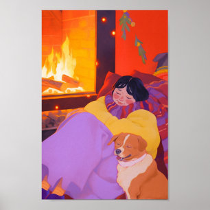 Cozy Winter Morning Poster