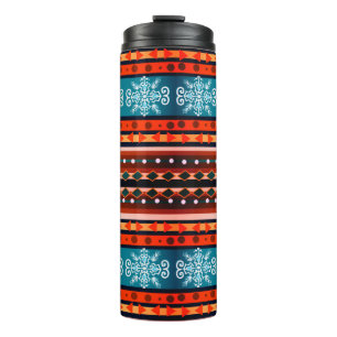 Cozy Winter Pattern Thermal Tumbler