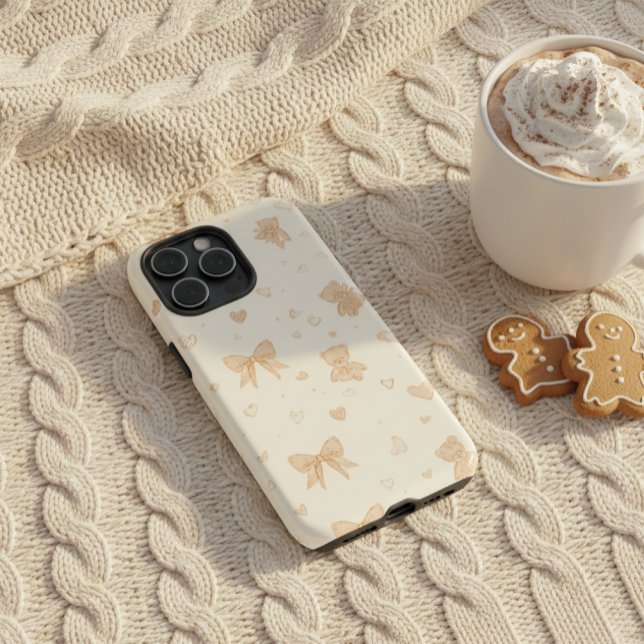 Cozy Winter Phone Case | Soft Teddy Bear aesthetic (Creator Uploaded)