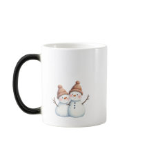 Cozy Winter Snowmen coffe mug