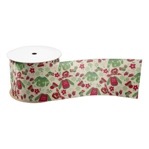 Cozy Winter Sweaters, Hats, Scarves and Mittens  Satin Ribbon