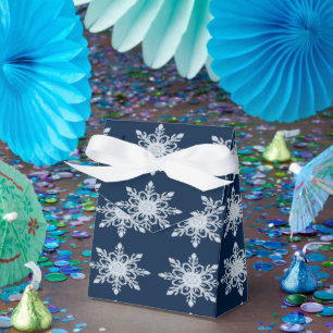 Cozy Winter Vibes Collection Frosted Blue Aestheic Favor Box