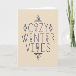 Cozy Winter Vibes Design Card
