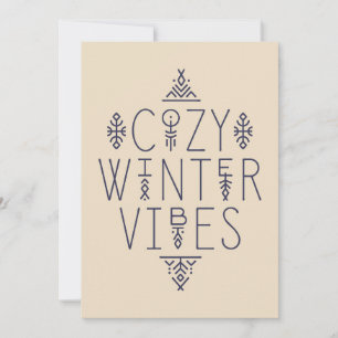 Cozy Winter Vibes Design Card