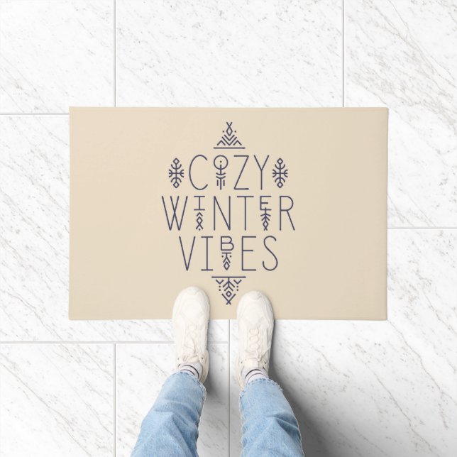 Cozy Winter Vibes Design Doormat (Indoor)