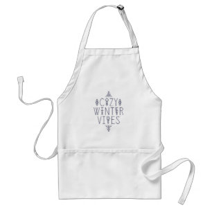Cozy Winter Vibes Design Standard Apron