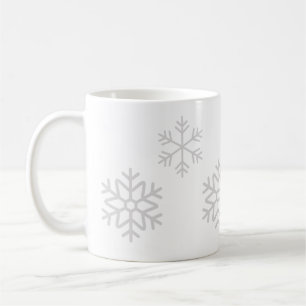 Cozy Winter Vibes Mug Snowflake Coffee Cup