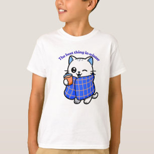 Cozy Winter Warmth Arabic Quote Design T-Shirt