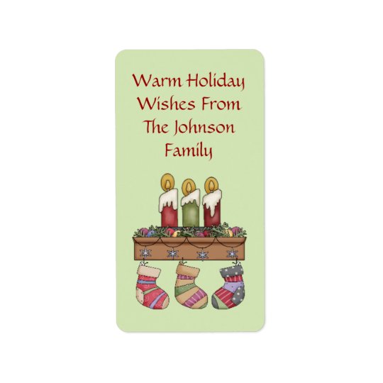 Cozy Wishes Holiday Gift Tags