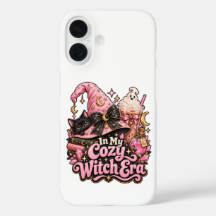 Cozy Witch Era Cute Pink Halloween iPhone 16 Case