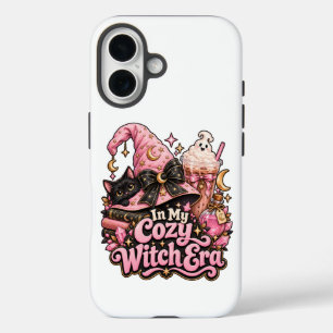 Cozy Witch Era Cute Pink Halloween iPhone 16 Case