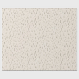 Cozy Woodland Friends Christmas Wrapping Paper