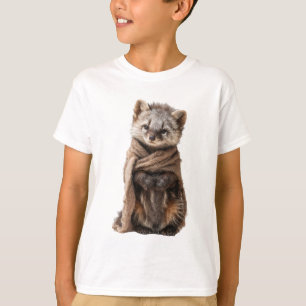 Cozy Wrapped Scarf Ferret Kids T-Shirt