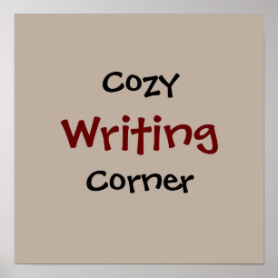 Cozy Writing Corner Poster