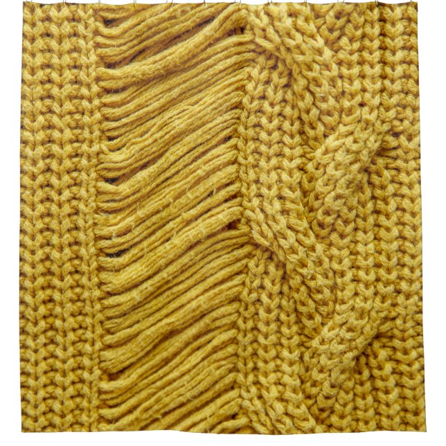 Cozy Yellow Sweater: Textured Background (Front)