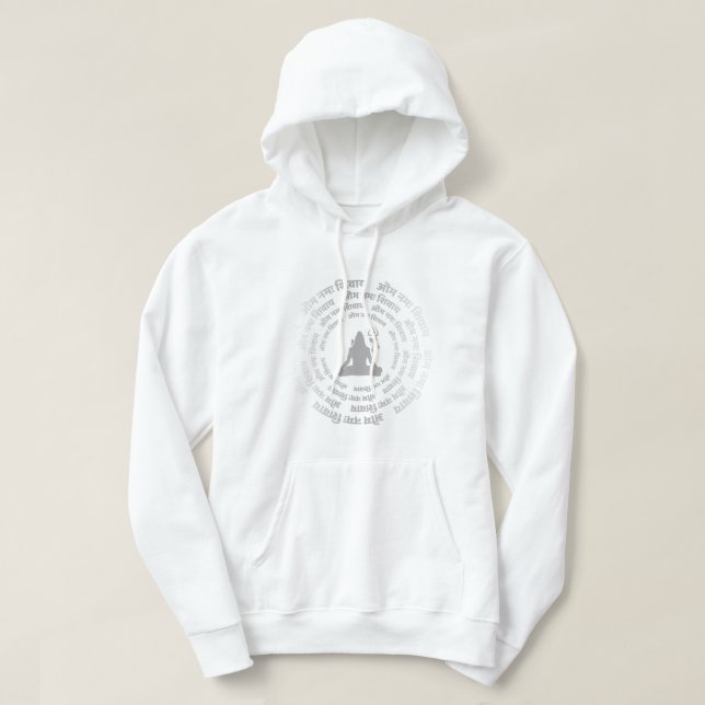 Cozy Youth Hoodie – "Om Namah Shivaya" Edition (Design Front)