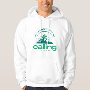 Cozy Youth Hoodie – "The Mountain is Calling" Edit