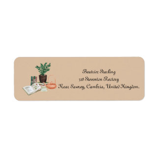 CozyBun Customizable Address Label