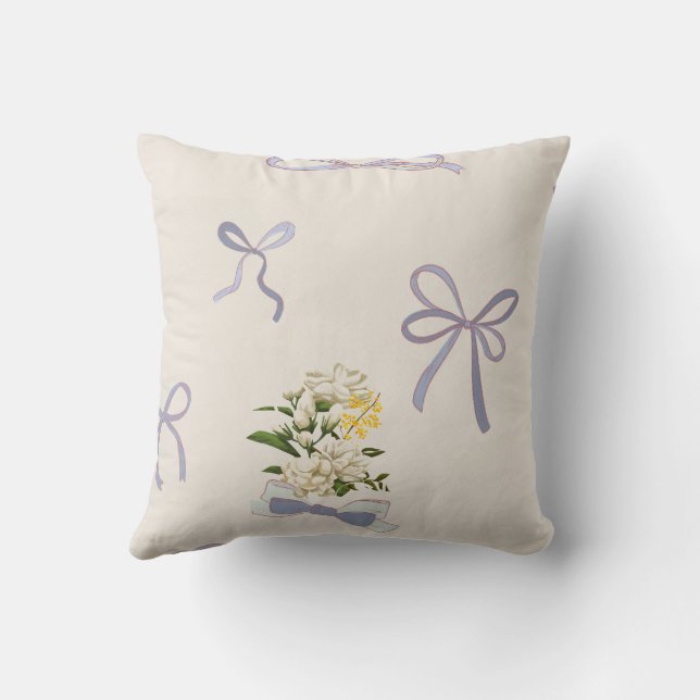 #cozylivingThrowPillow Throw Pillow (Back)