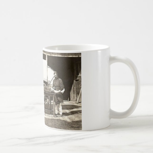 cp1563 Army Medical Wagon, Surgery in the Civil... Coffee Mug (Right)