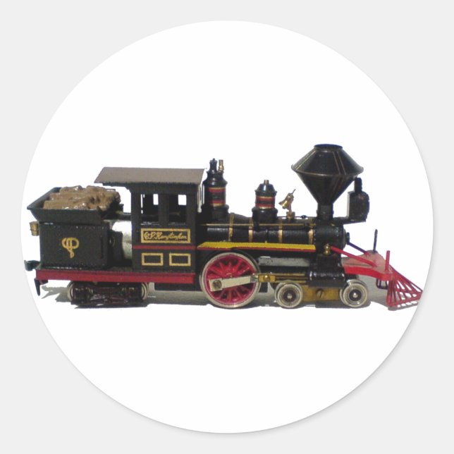 CP Huntington engine SP-1 Classic Round Sticker (Front)