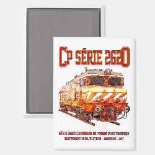 CP Serie 2620 Electric Locomotive. Nez-Casse Loco  Magnet