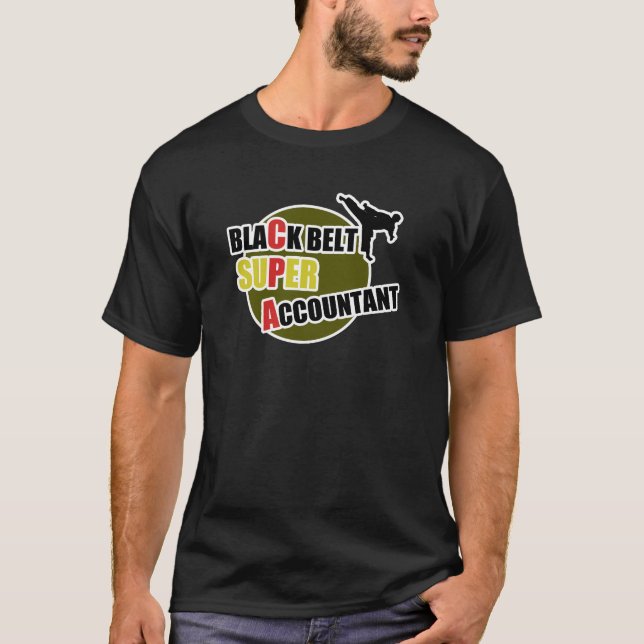 CPA: Black Belt Accountants T-Shirt (Front)