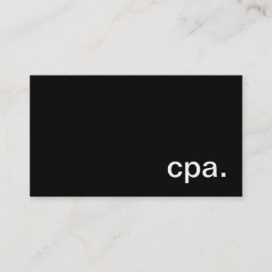CPA  Business Card
