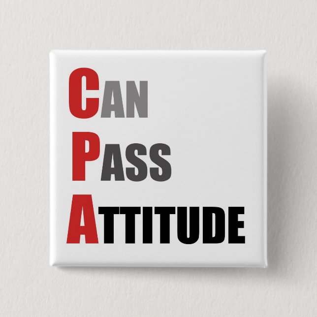 CPA: Can Pass Attitude 2 Inch Square Button (Front)