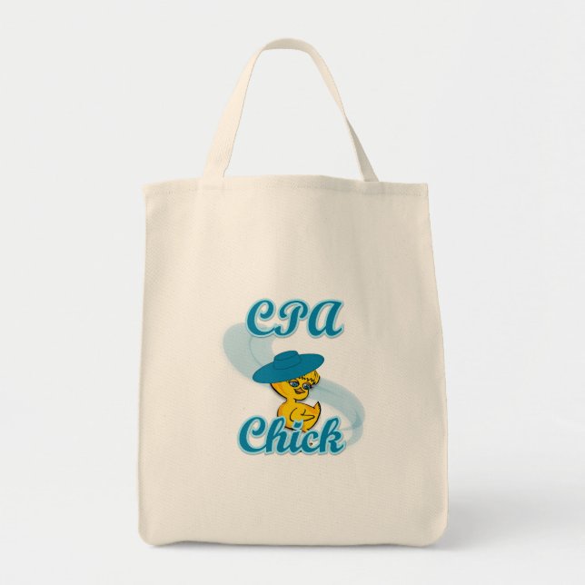 CPA Chick #3 Tote Bag (Front)